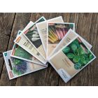 Seed collection winter vegetable garden